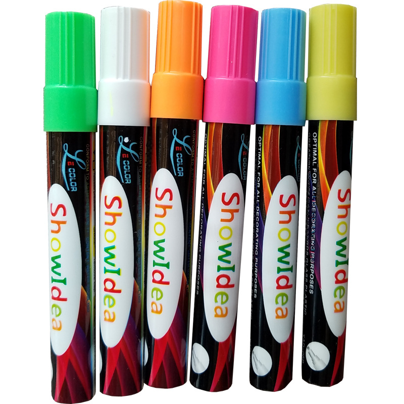 led board glass marker pen