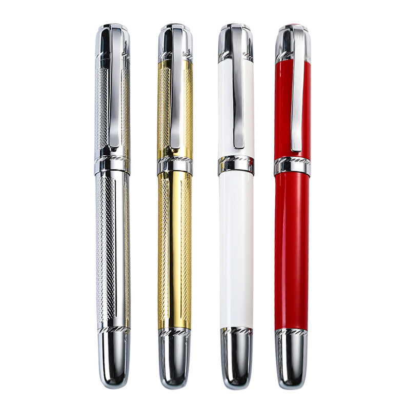 Custom Designed Gold Plating Brass Roller Tip Pen