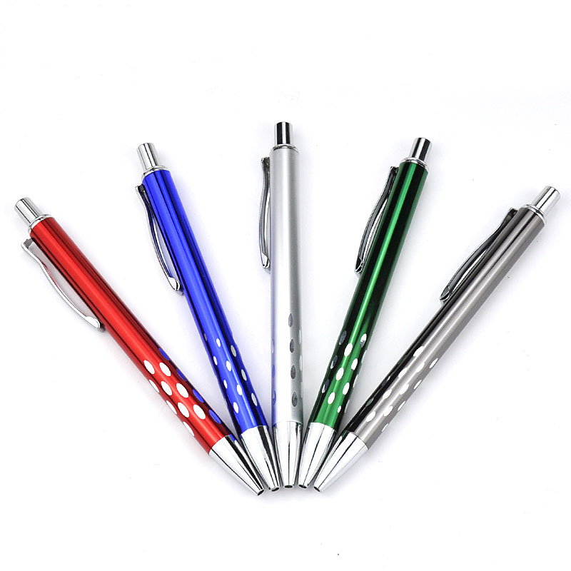 retractable aluminum ball pen