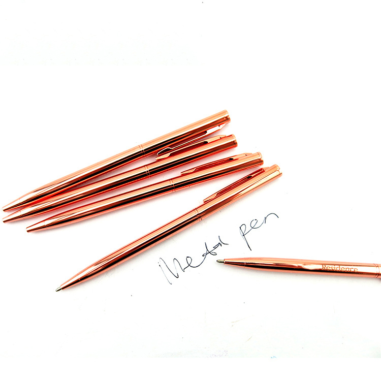 premium rose gold metal pen