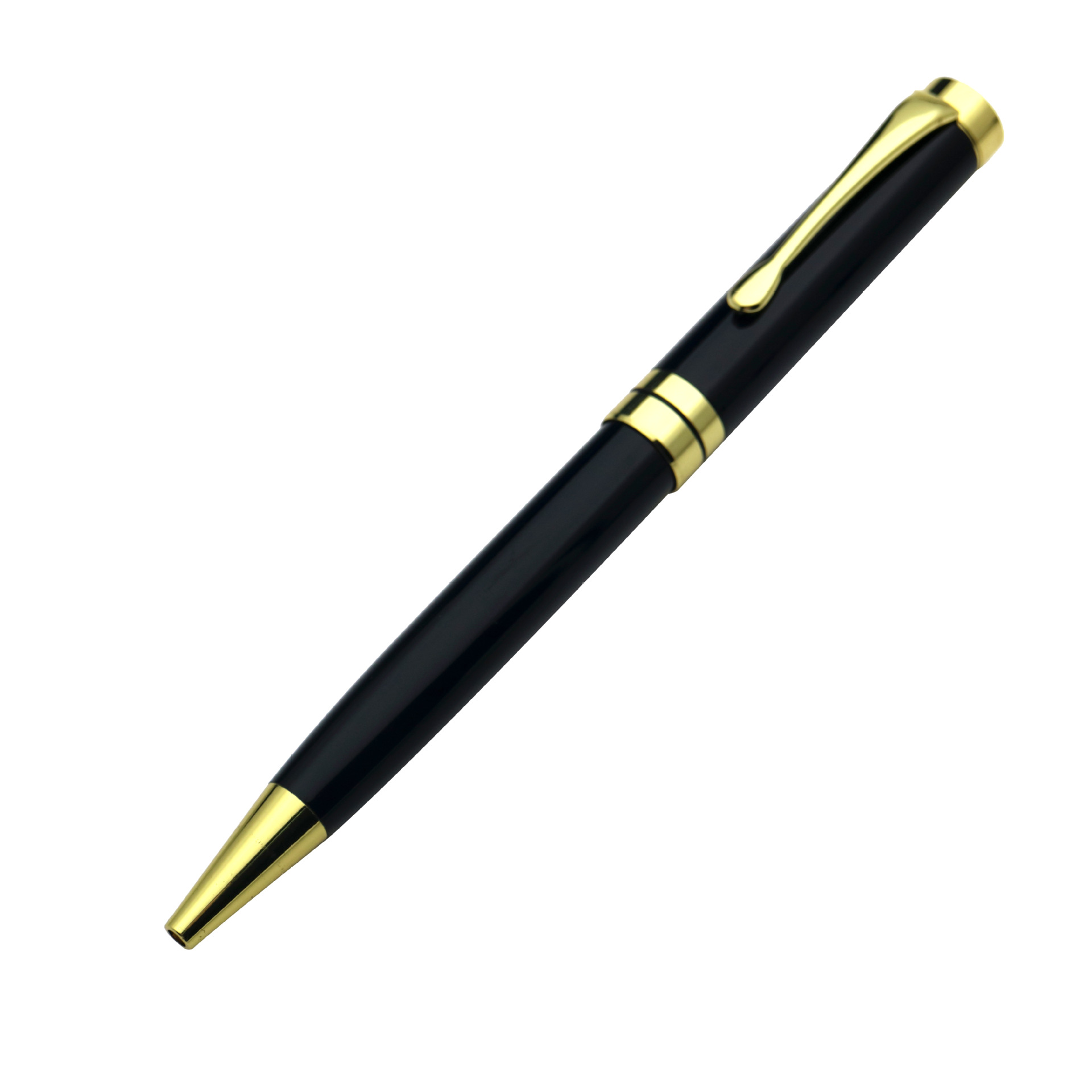 glossy finish twist metal pen