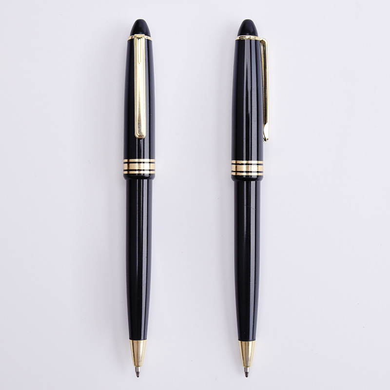 black plastic hotel pen