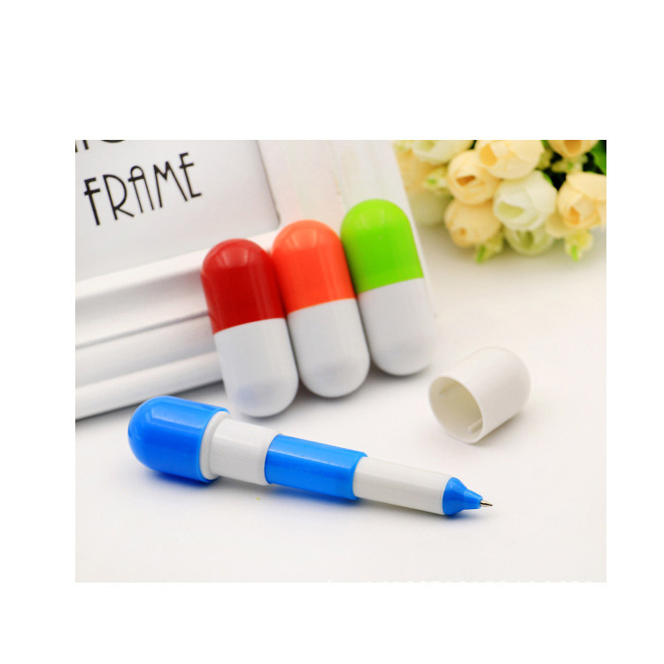 retractable pill plastic pen