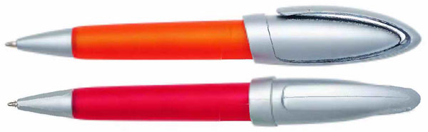 пластиковая ручка, логотип перо