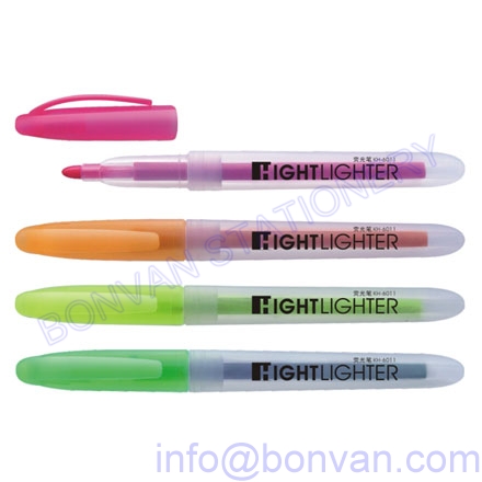 transparent body highlighter marker