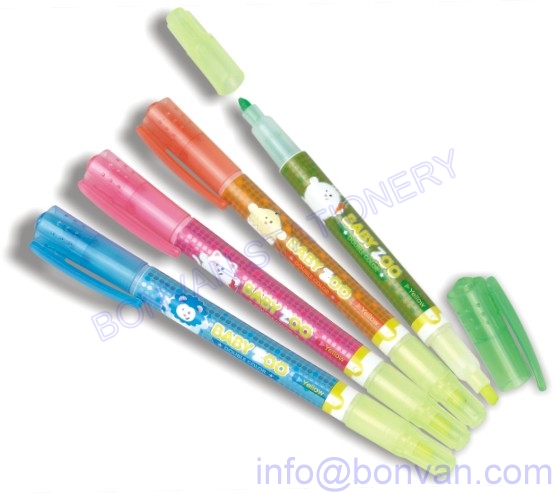 twin tip highlighter marker