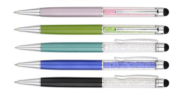 crystal metal pen