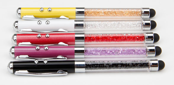 cream color promotional printed metal pen