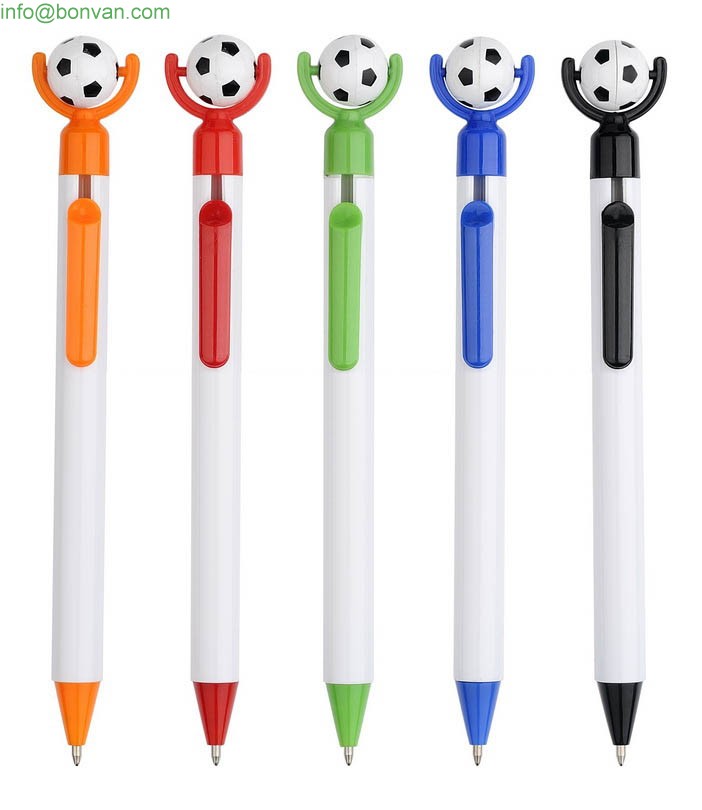 football plastic ball pen,football pen