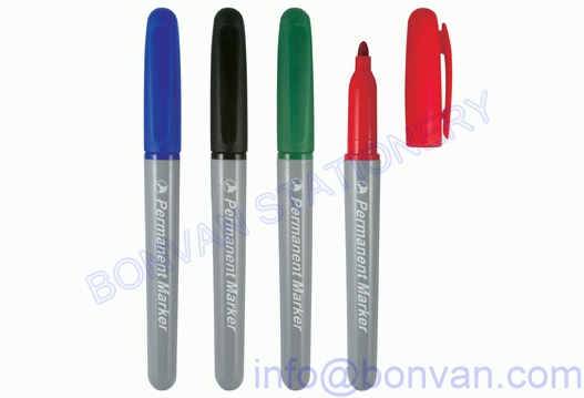 branded permanent marker pen