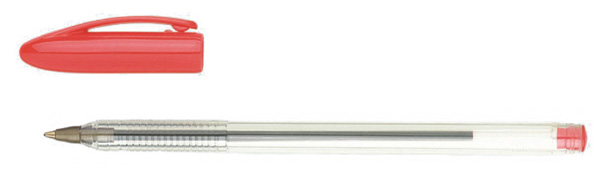 clear body ballpoint pen