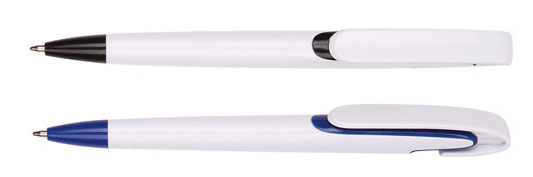 white body promo logo oem ball pen