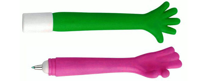 gift finger plastic pen