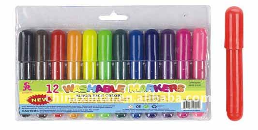 new design washable short watercolor marker