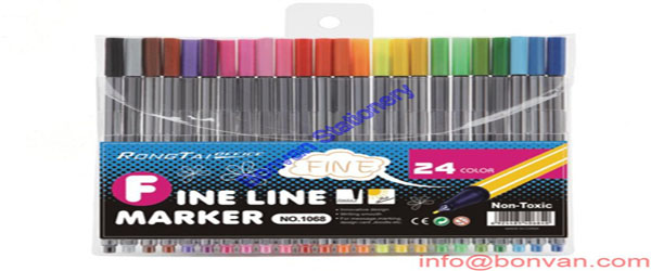 multi colors finerliner set