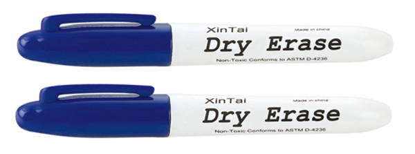 pen style small size whiteboard marker with clip