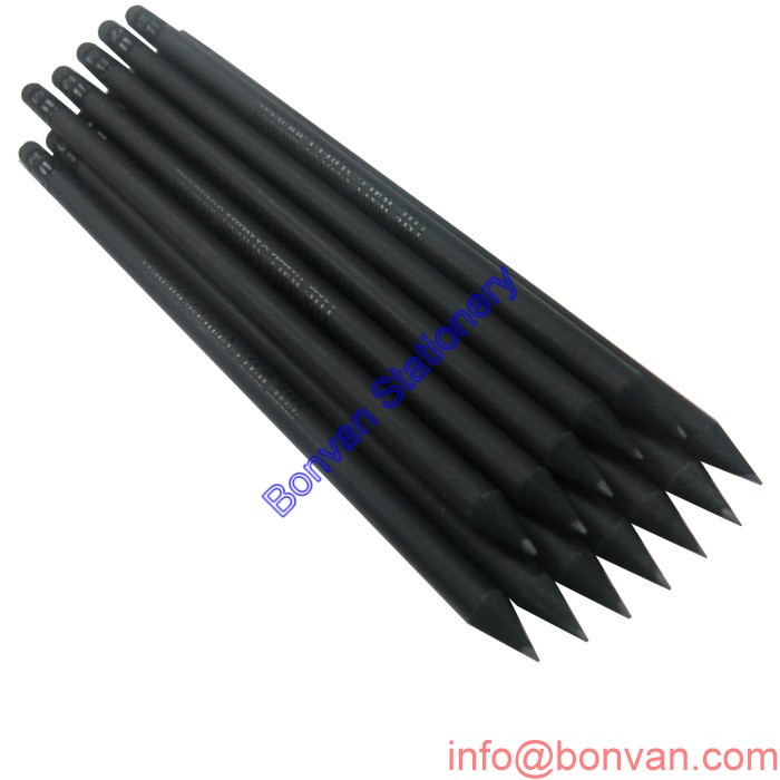 sharpened black color drawing pencil