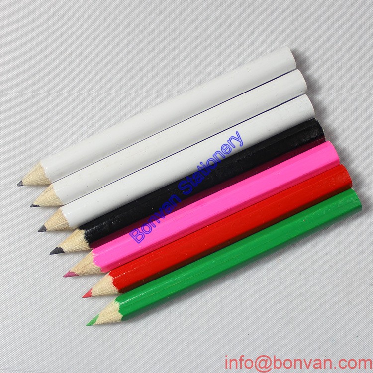 cheap mini short promotional wooden kids pencil