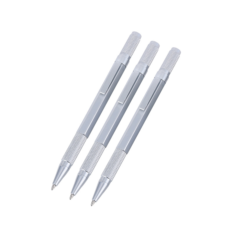 Metal Hexagonal Ballpoint Pen Writing Stationery