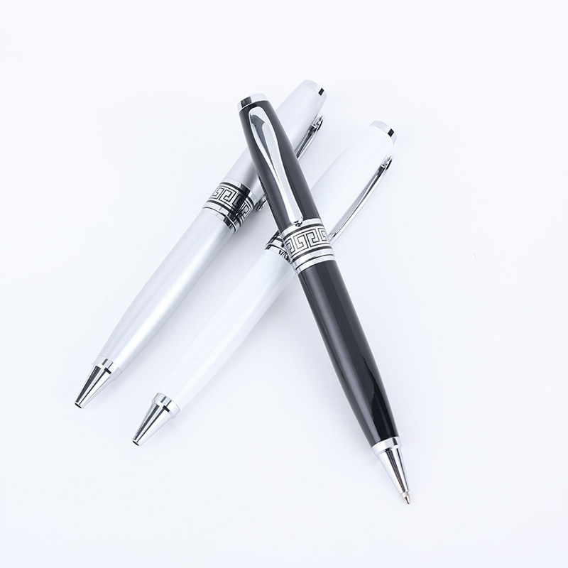Luxury Premium Corporate Black Metal Roller Ballpoint Pen