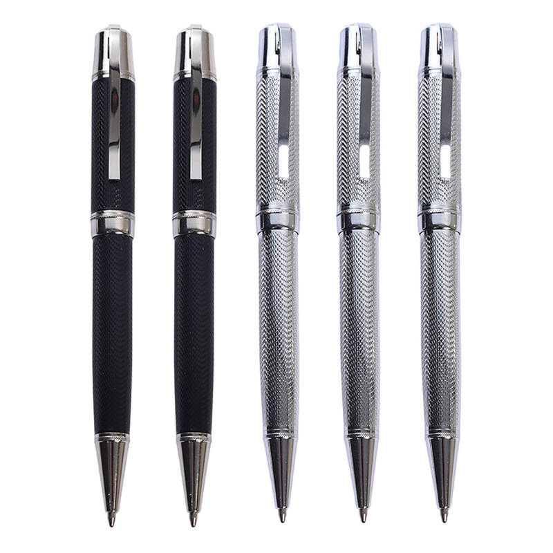 Pattern engraved body value company pen