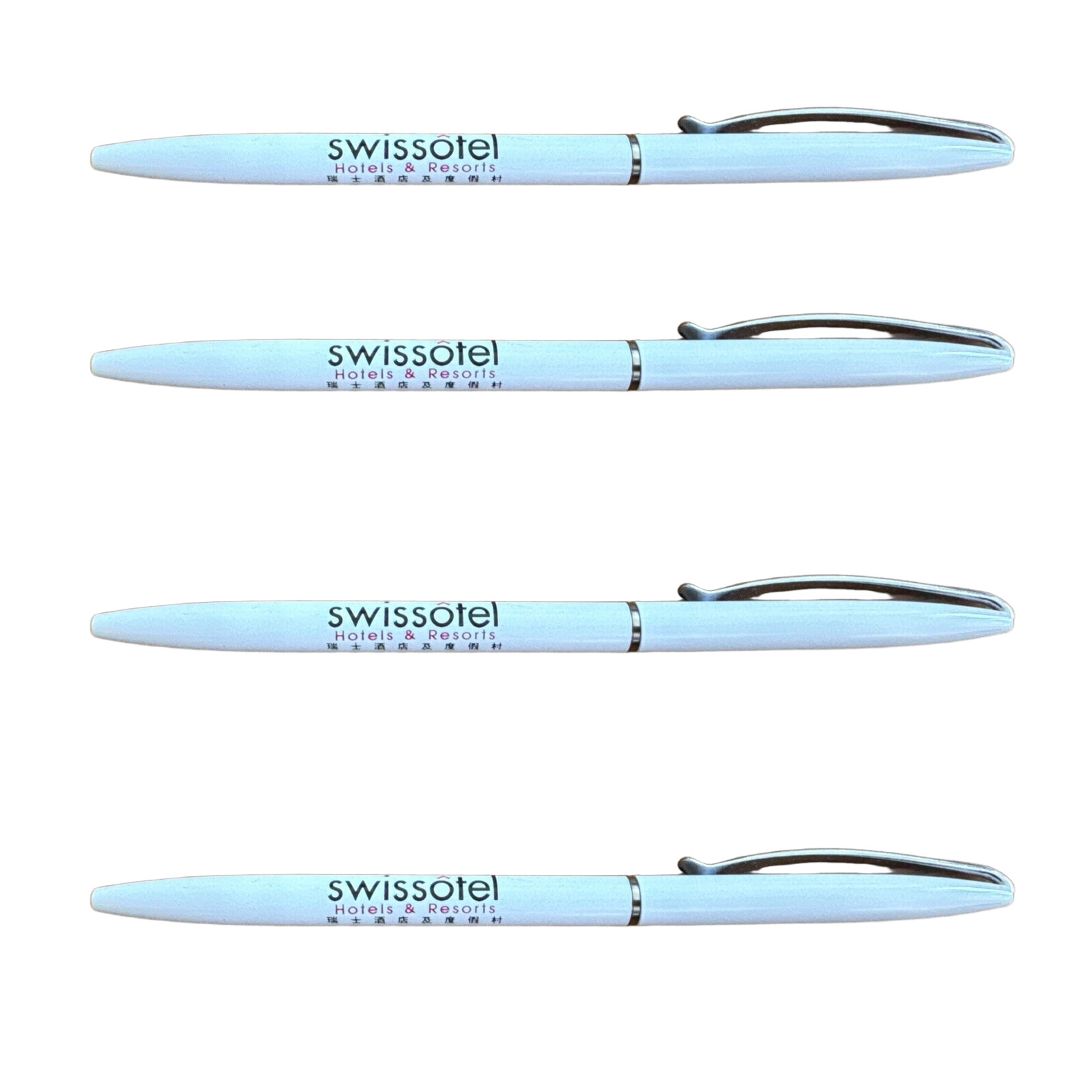 Swissotel hotel room metal pen