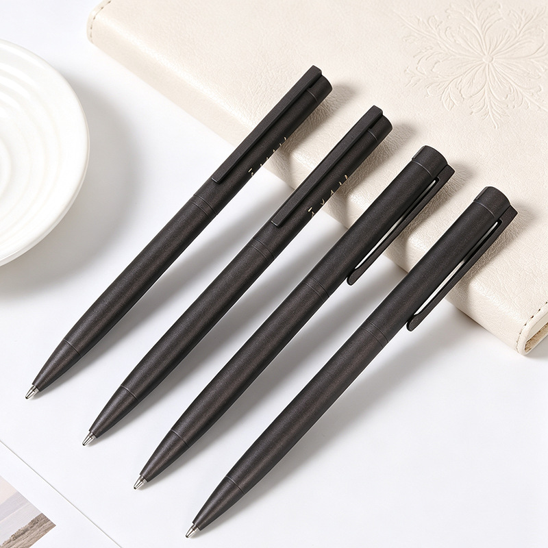 Mat colors finish black twist metal pen