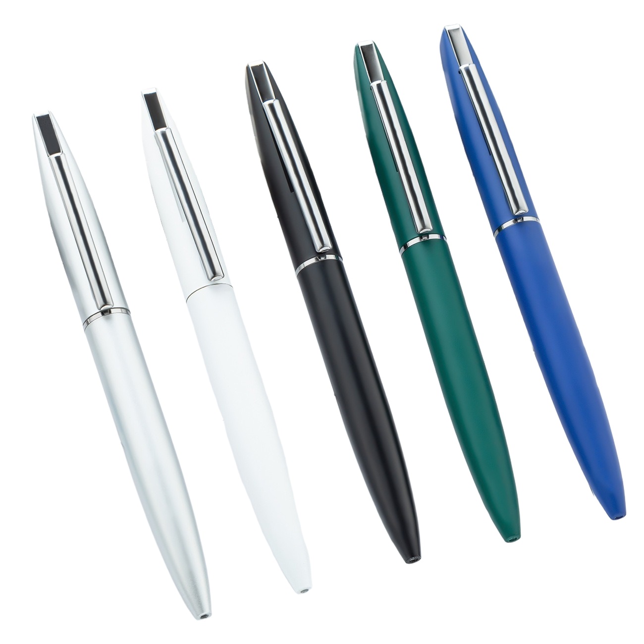 Matt Color Satin Silver Black metal pen