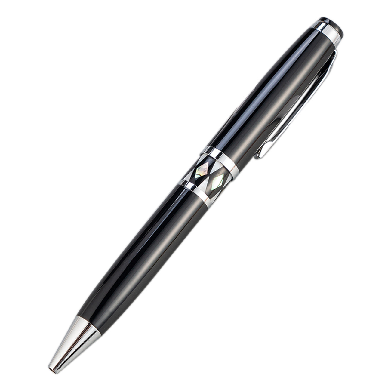Luxury Engraved Black Metal Pens
