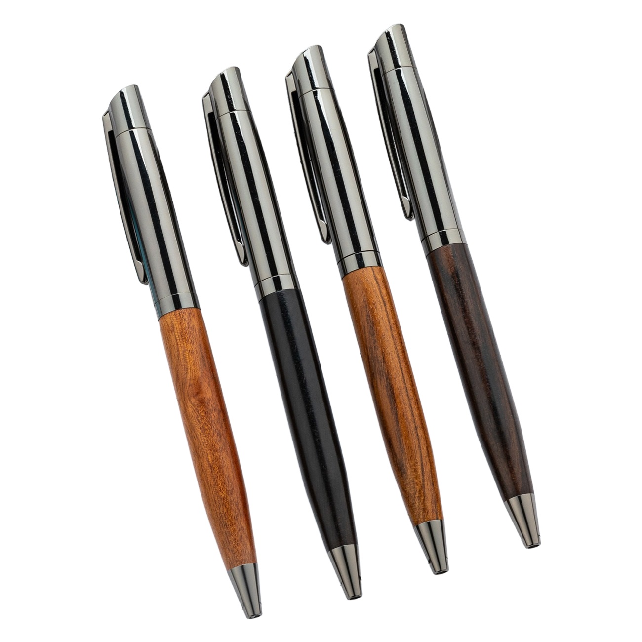 Wood Body Promotional exclusive metal ball pen with logo